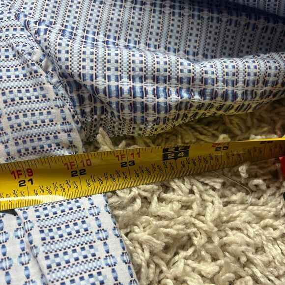 Robert Graham Intricate Geometric Weave Pattern French Cuff Button-Up Shirt XL - Picture 8 of 13